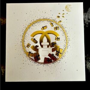 🖤 Authentic Chanel Gift Box – 8.75” x 8.75” x 4”